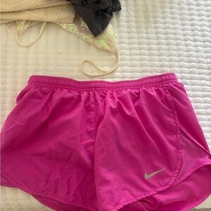 Nike Women's Vibrant Pink Athletic Shorts